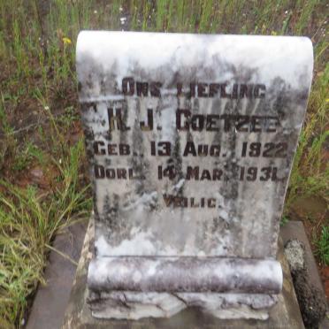 COETZEE H.J. 1922-1931