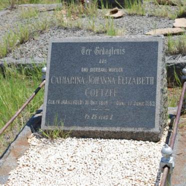 COETZEE Catharina Johanna Elizabeth nee V. JAARSVELD 1884-1953