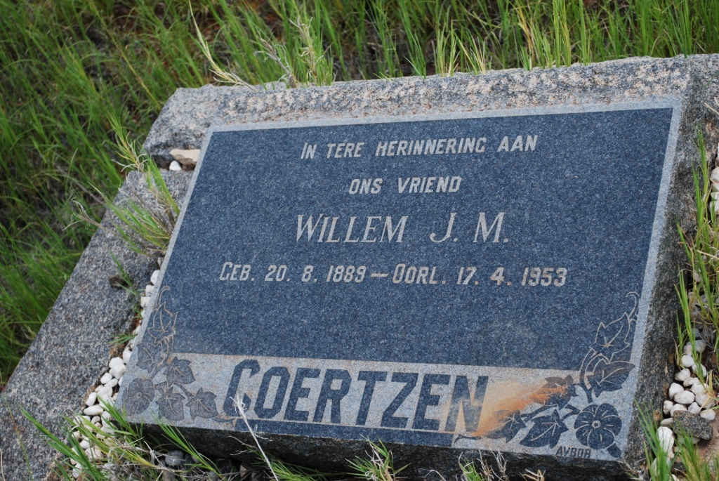 COERTZEN Willem J.M. 1889-1953