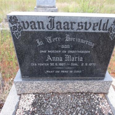 JAARSVELD Anna Maria, van nee VENTER 1887-1970