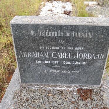 JORDAAN Abraham Carel 1894-1951
