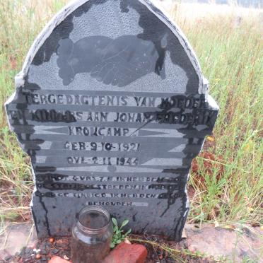 KROUCAMP Johan Frederik 1921-1944