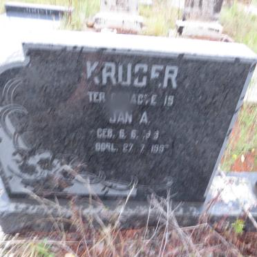 KRUGER Jan A. 1???-199?
