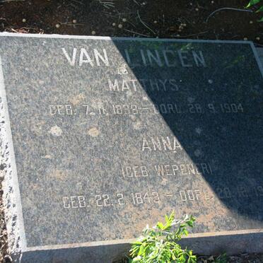LINGEN Matthys, van 1838-1904 & Anna WEPENER 1843-1931 