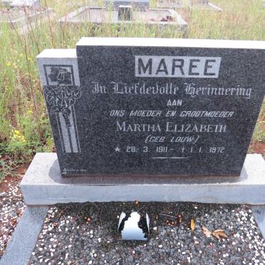 MAREE Martha Elizabeth nee LOUW 1911-1972