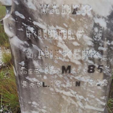 NIEKERK Rudolf J., van 1853-1929