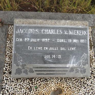 NIEKERK Jacobus Charles, v. 1892-1957