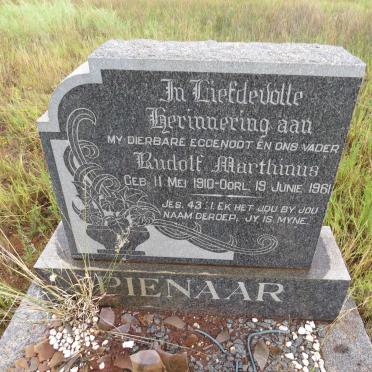 PIENAAR Rudolf Marthinus 1910-1961