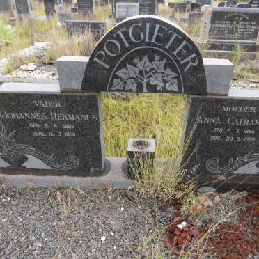 POTGIETER Johannes Herman 1888-1950 &amp; Anna Catharina 1895-1969