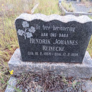 REINECKE Hendrik Johannes 1954-1954