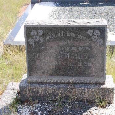 UYS Johannes Gerhardus, 1812-1963