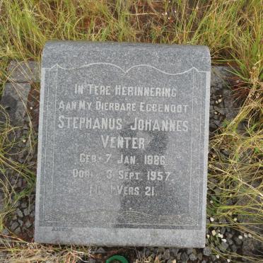 VENTER Stephanus Johannes 1886-1957