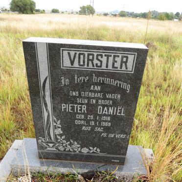 VORSTER Pieter Daniel 1916-1969