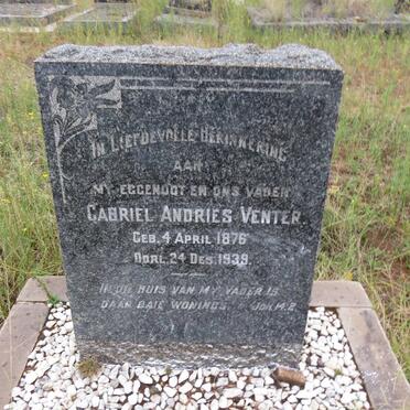 VENTER Gabriel Andries 1876-1939