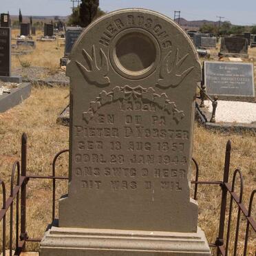 VORSTER Pieter D. 1857-1944