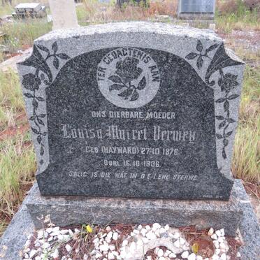 VERWEY Louisa Marret nee HAYWARD 1876-1936