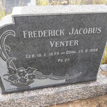 VENTER Frederick Jacobus 1879-1956