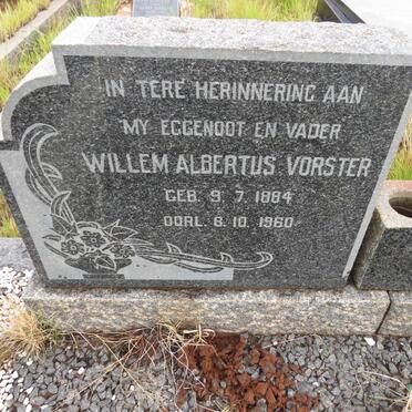VORSTER Willem Albertus 1884-1960