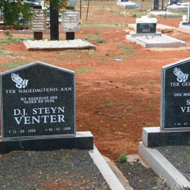 VENTER D.J. Steyn 1928-1998 & Salie