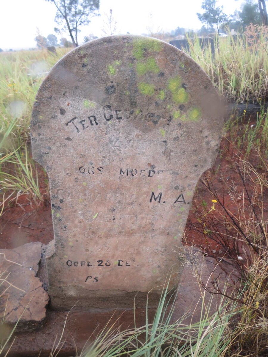 VENTER Catharina M.A. 1856-1946