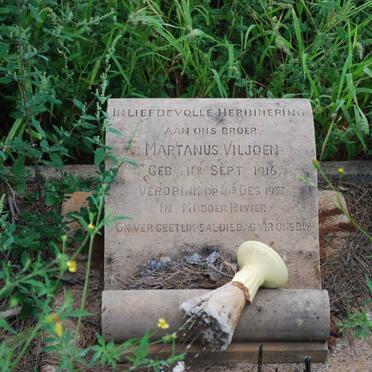 VILJOEN Martanus 1916-1933