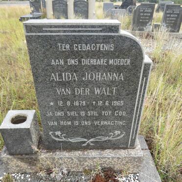 WALT Alida Johanna, van der 1879-1965