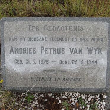 WYK Andries Petrus, van 1879-1944