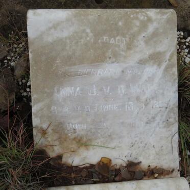 WALT Anna J., v.d. nee V.D. LINDE 1865-1960