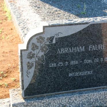 FAURE Abraham 1894-1959