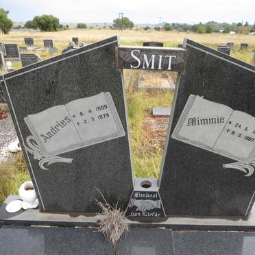 SMIT Andries 1900-1979 &amp; Mimmie 1904-1987