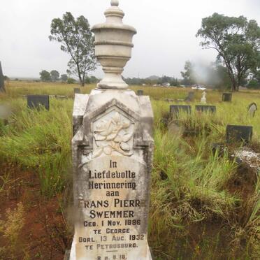 SWEMMER Frans Pierre 1886-1932