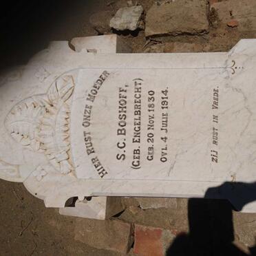 BOSHOFF S.C. nee ENGELBRECHT 1830-1914