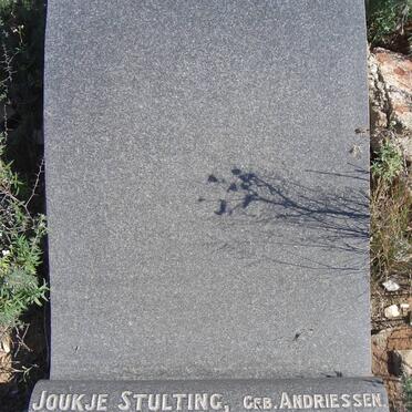 STULTING Joukje nee ANDRIESSEN 1845-1915