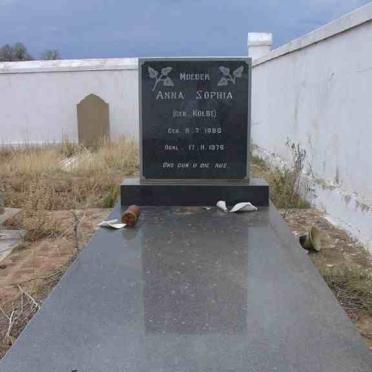 ? Anna Sophia nee KOLBE 1886-1976