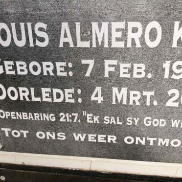 KOK Louis Almero 1925-2011