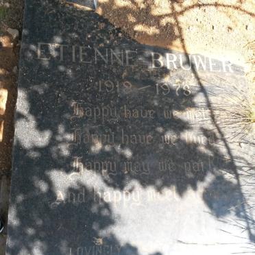 BRUWER Etienne 1918-1978