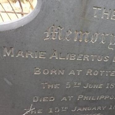 BULTERMAN Marie Alibertus 1845-1878