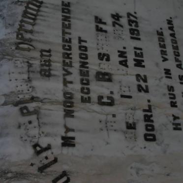 BOSHOFF M.C. 1874-1937