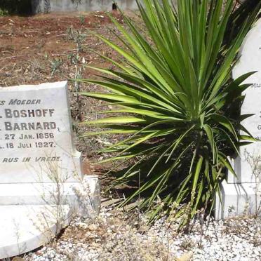 BOSHOFF Adriaan S. 1851-1912 &amp; C. C.  BARNARD 1856-1927