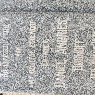 BOSHOFF Daniel Andries 1875-1941