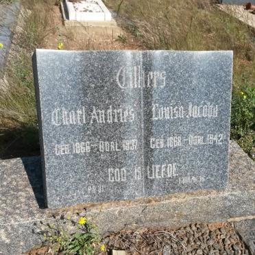 CILLIERS Charl Andries 1866-1937 &amp; Louisa Jacoba 1868-1942