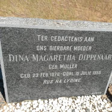 DIPPENAAR Dina Magaretha nee MULLER 1876-1955