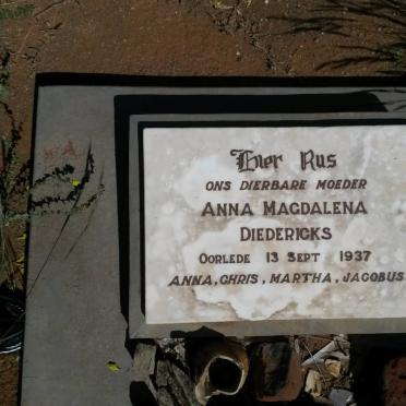 DIEDERICKS Anna Magdalena -1937