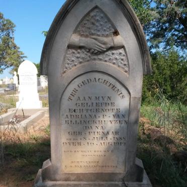 ELLINCKHUYZEN Adriana P., van nee PIENAAR 1888-1919