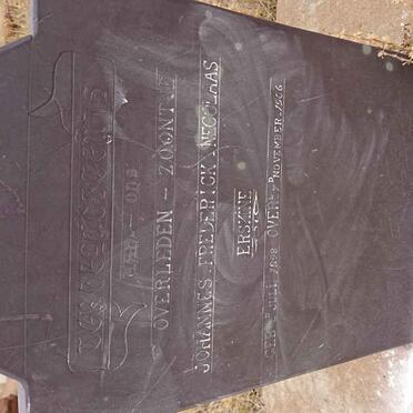 ERSKINE Johannes Frederick Necolaas 1898-1906