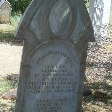 ERSKINE Pieter D. 1862-1917