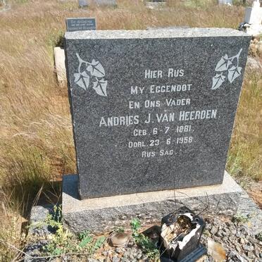 HEERDEN Andries J., van 1881-1958