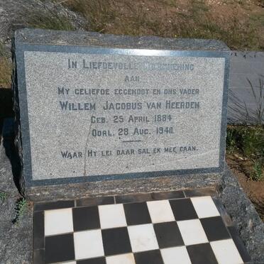 HEERDEN Willem Jacobus, van 1884-1940