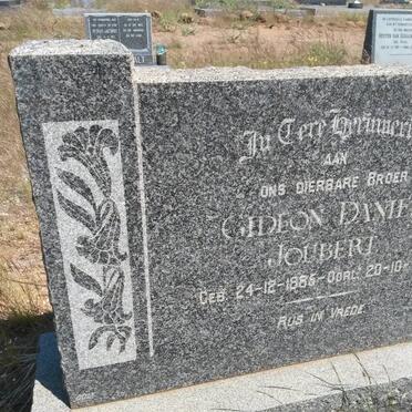 JOUBERT Gideon Daniel 1885-1951