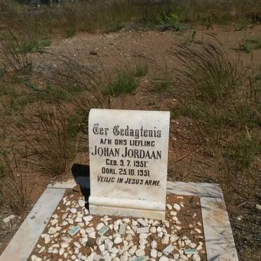 JORDAAN Johan 1951-1951